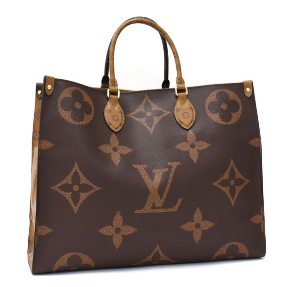 Louis Vuitton On The Go GM Monogram Canvas Brown Tote Bag - Picture 1 of 8